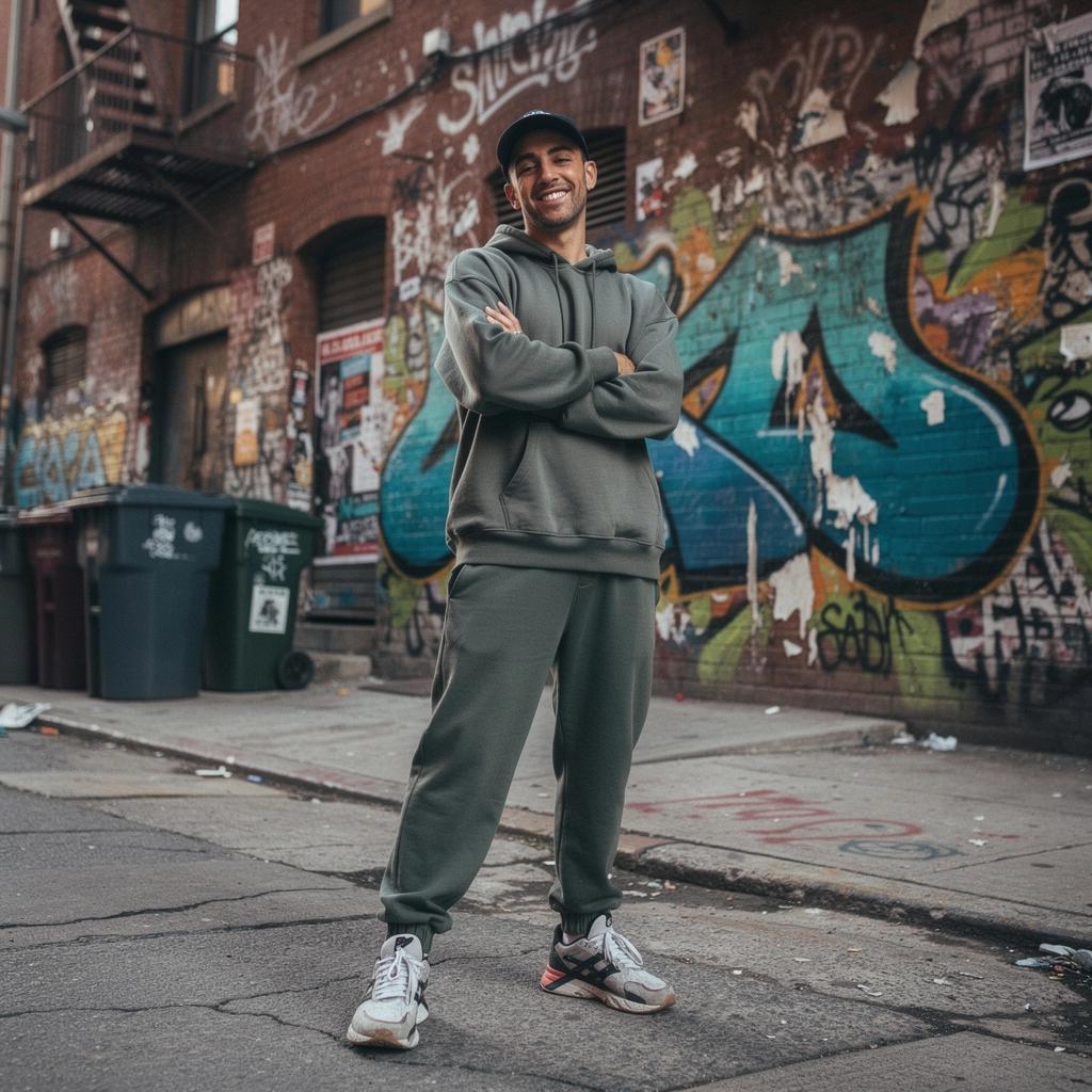 Lányok csoportja, akik utcai stílusú táncot gyakorolnak egy színes háttér előtt.